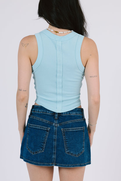 All Day Skort in Dark Denim