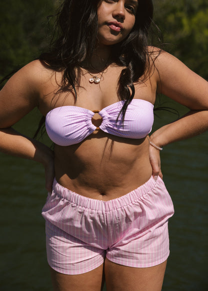 Annie Pink Bandeau Top