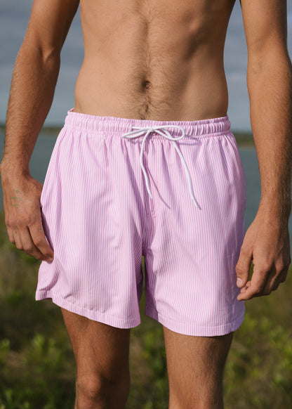 Annie Pink Swim Trunk