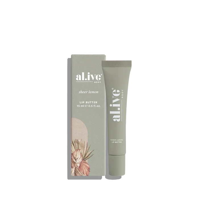 al.ive body Lip Butter - Sheer Lemon