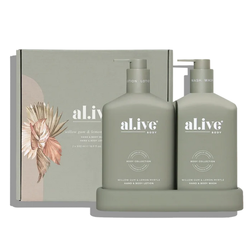 al.ive Body Willow Gum & Lemon Myrtle Wash & Lotion Duo