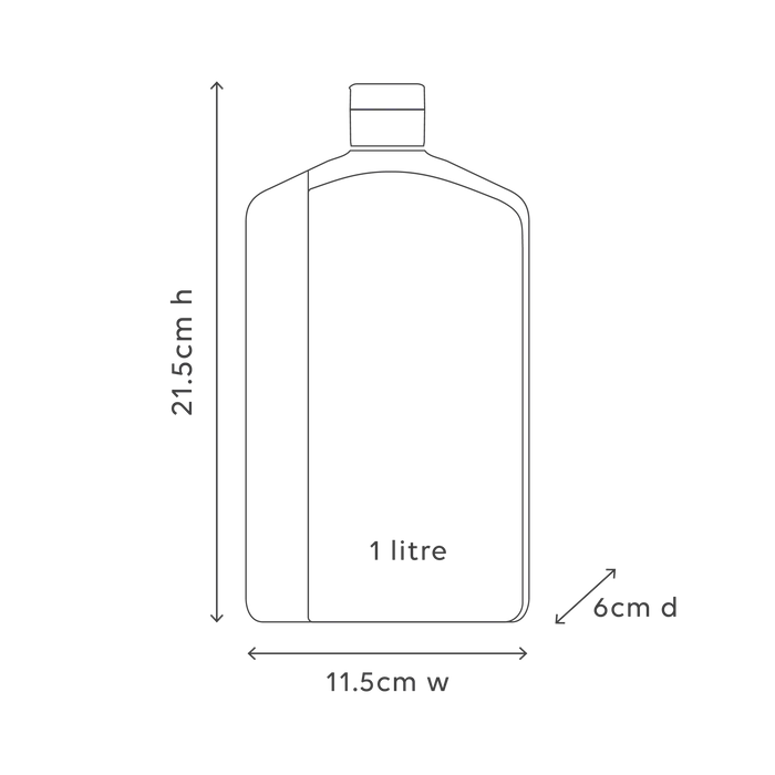 al.ive Hand & Body Wash 1L Refill - Willow Gum & Lemon Myrtle