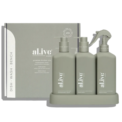 al.ive Kitchen Trio Set - Lemon Myrtle & Honeydew + Willow Gum & Lemon Myrtle