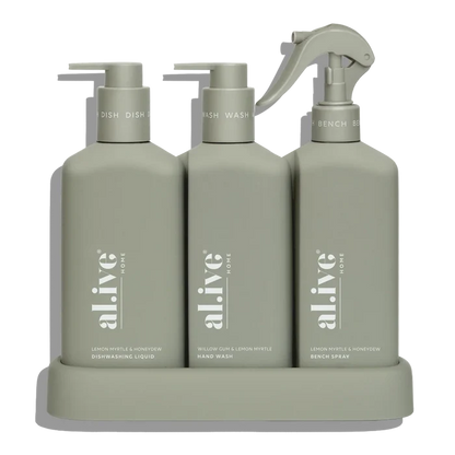 al.ive Kitchen Trio Set - Lemon Myrtle & Honeydew + Willow Gum & Lemon Myrtle