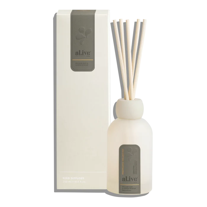 al.ive Reed Diffuser - Willow Gum & Lemon Myrtle