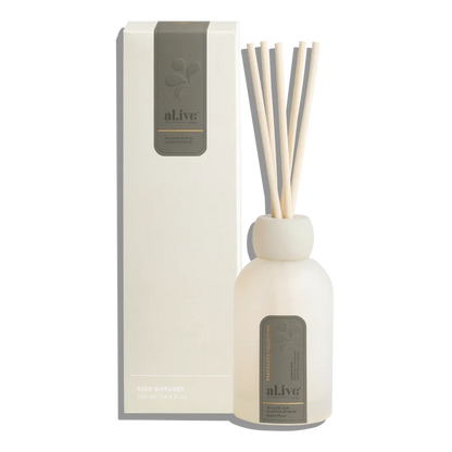al.ive Reed Diffuser - Willow Gum & Lemon Myrtle