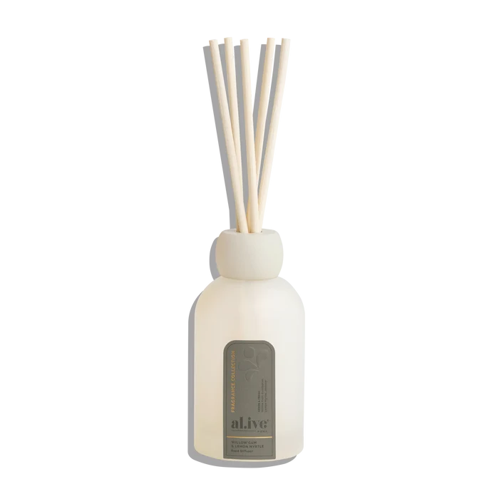 al.ive Reed Diffuser - Willow Gum & Lemon Myrtle