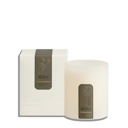 al.ive Soy Candle - Green Pepper & Lotus