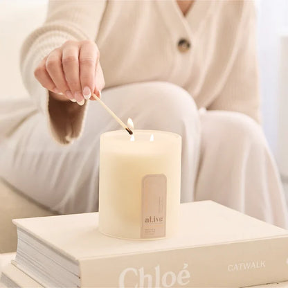 al.ive Soy Candle - Mango & Lychee