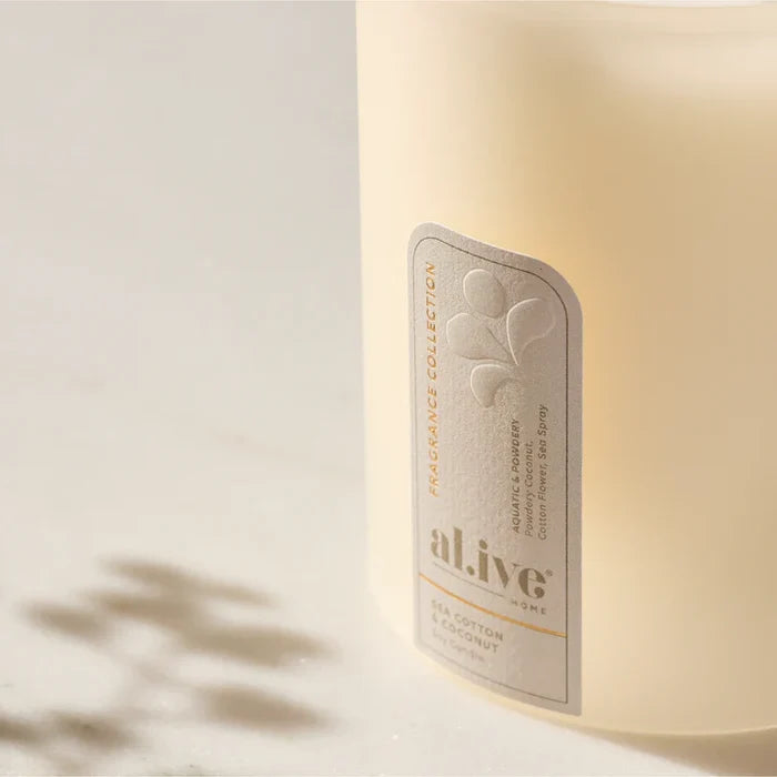 al.ive Soy Candle - Sea Cotton & Coconut