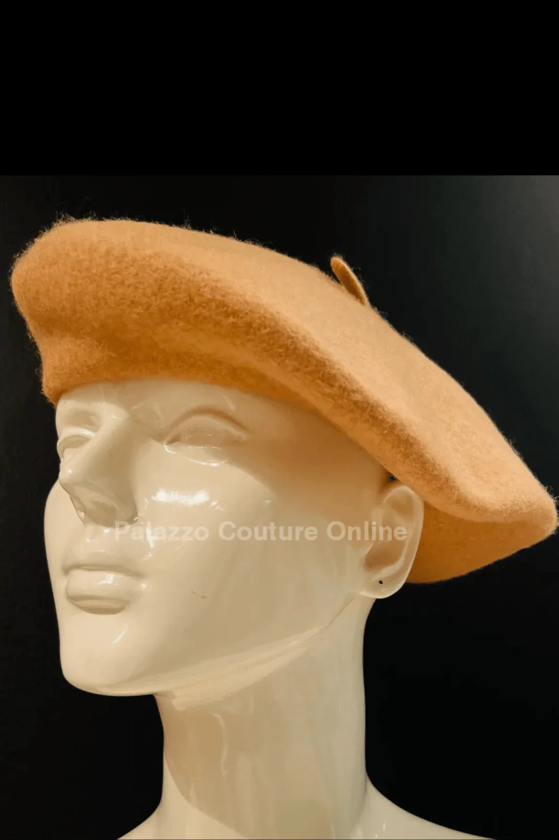 New York Camel Beret – Classic Wool Blend Hat