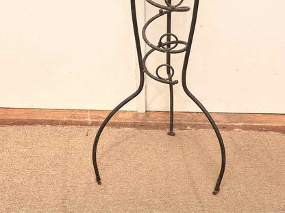 Black Steel 8 Wine Bottle Holder