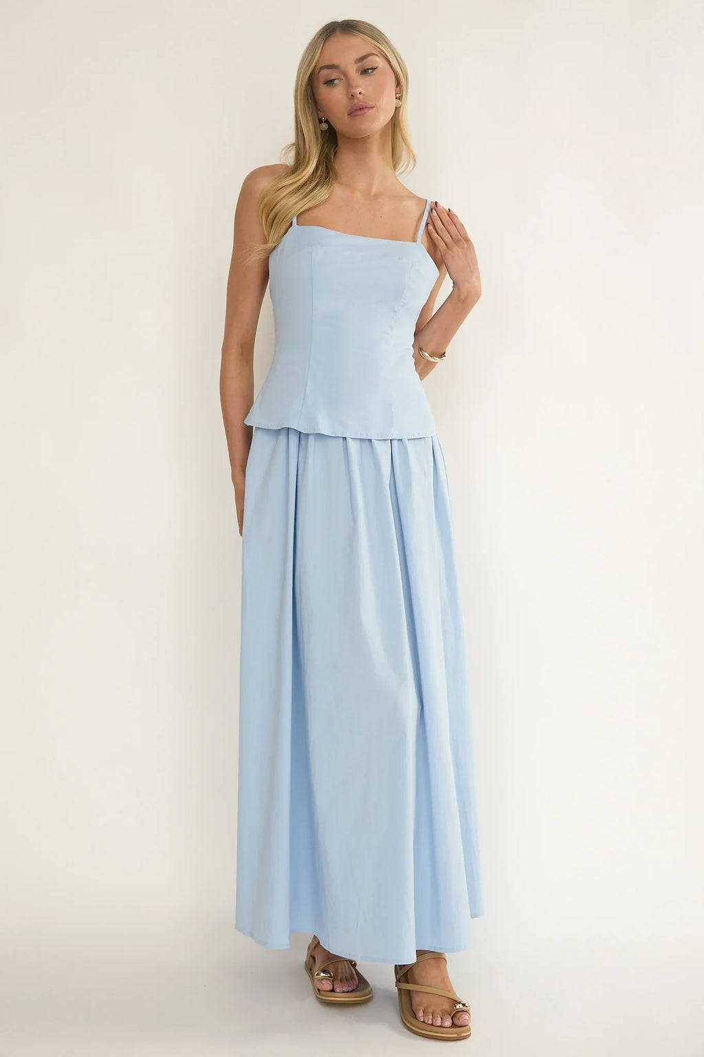 Antonita Cami Strap Maxi Dress Blue