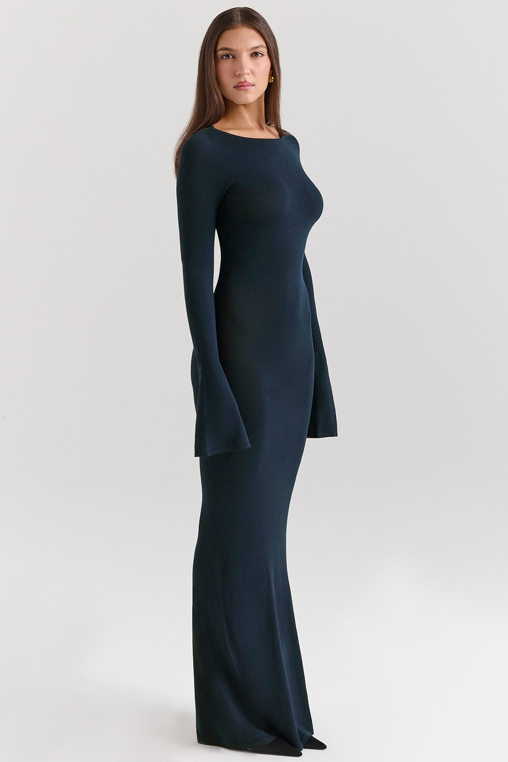 midnight blue maxi dress