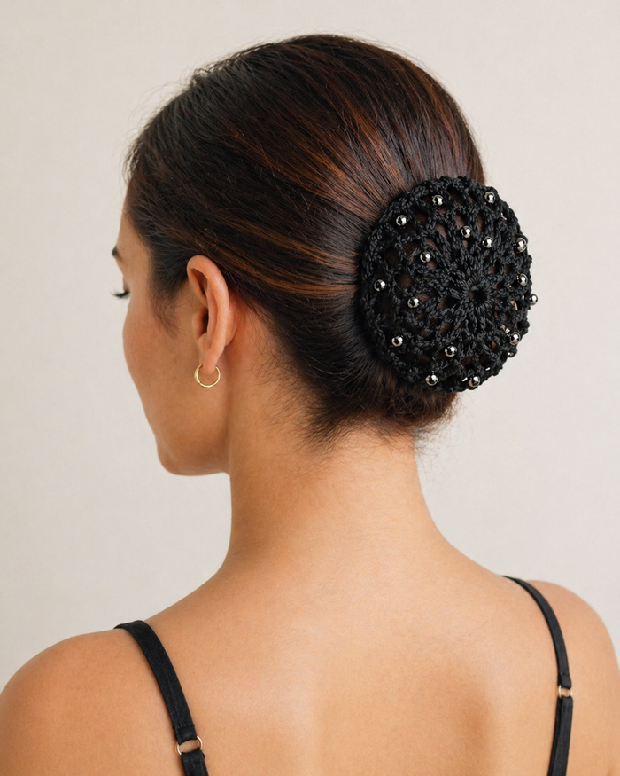 Cache chignon a Perle
