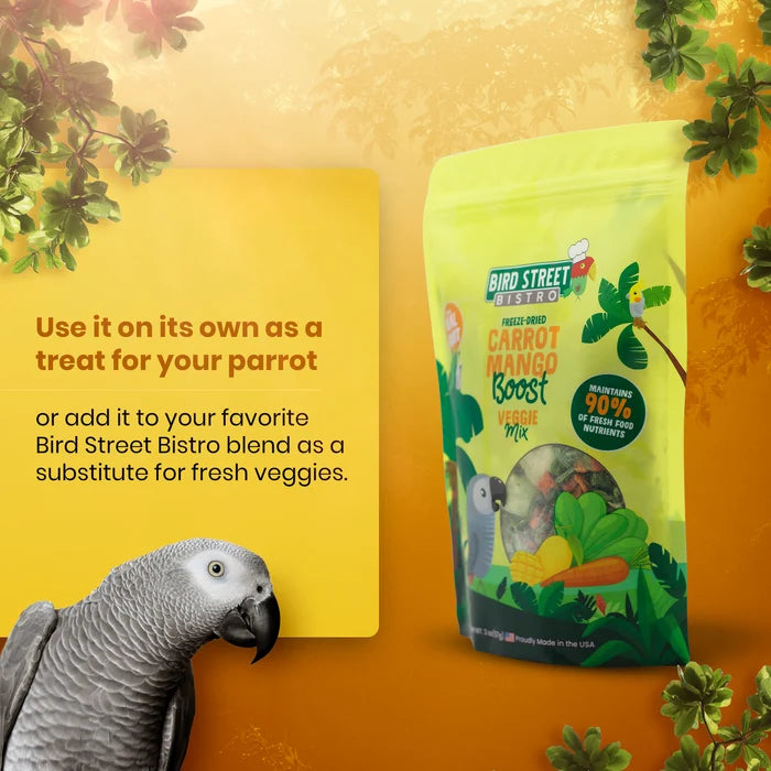 Carrot Mango Boost - Parrot Veggies Mix, 2 oz