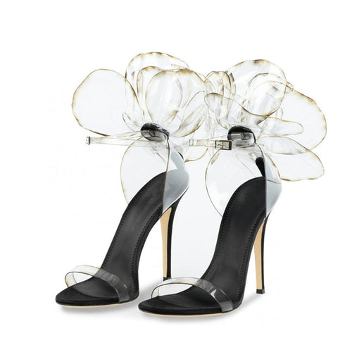 Clearance - Flower Thin Heel Sandals