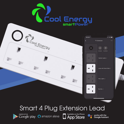 Cool Energy Smart 4 Plug Extension Lead