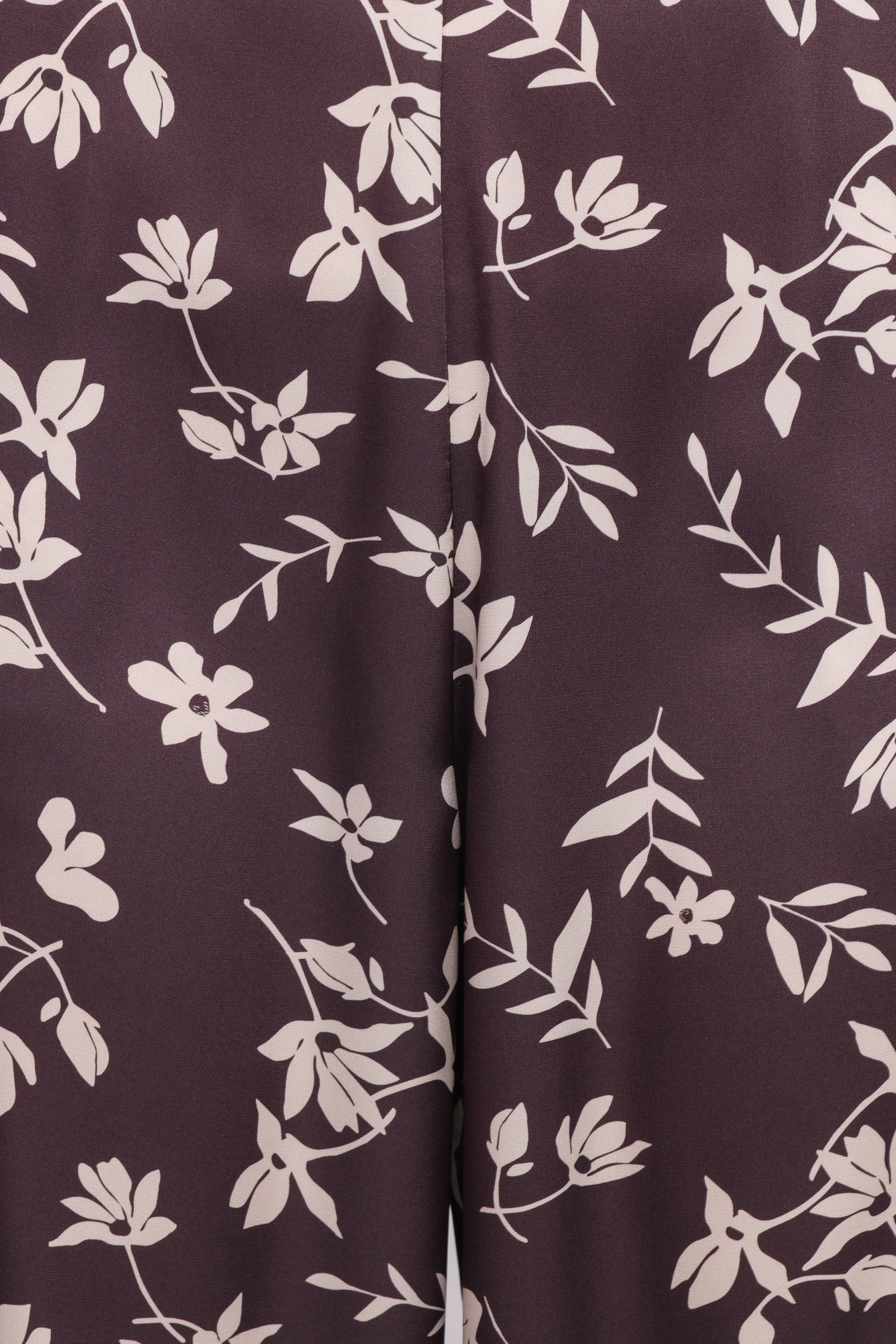 Romola Off Shoulder Top - Brown Cream Floral