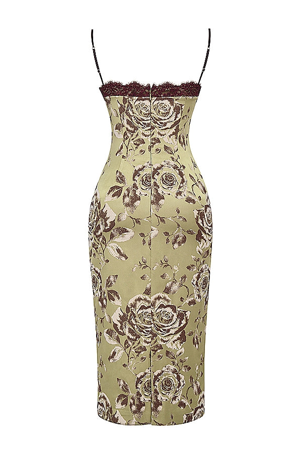 floral print midi dress