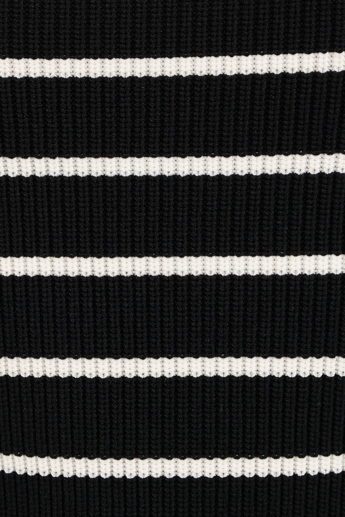Tegan Knit Top - Black Stripe