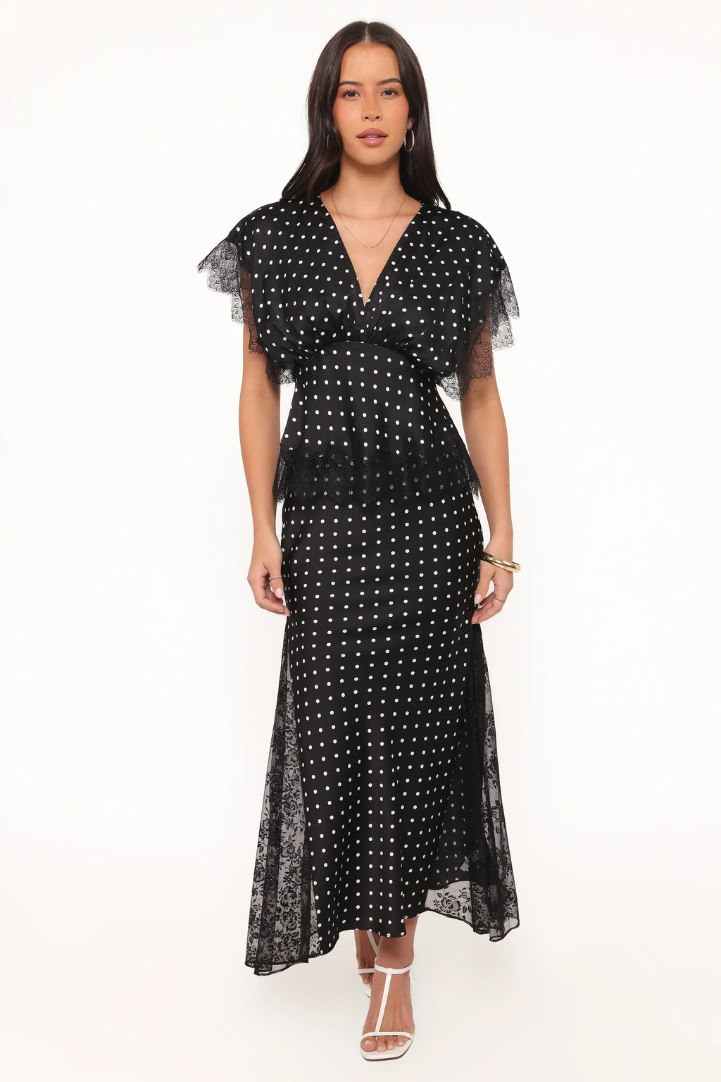 Ailbhe Top - Black Polka Dot