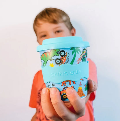 Dinosaurs and Monster Trucks Kids Keep Cup 240ml + Straw