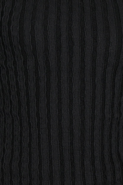 Bellatrix Textured Knit Top - Black