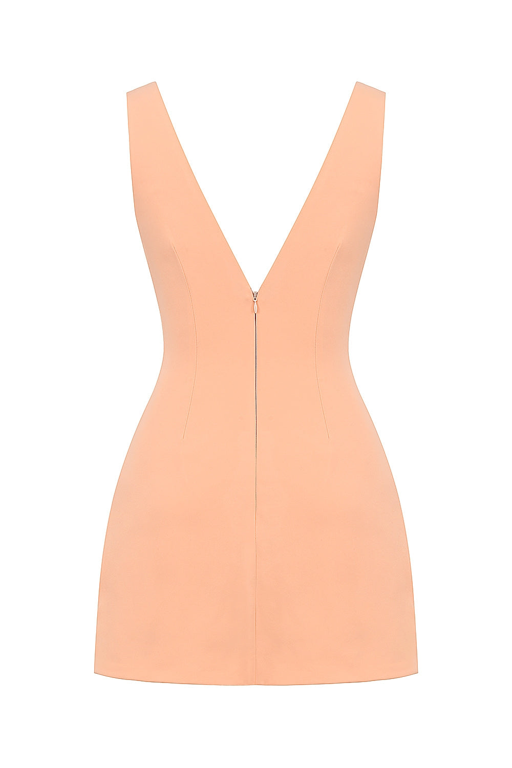 sorbet plunge mini dress