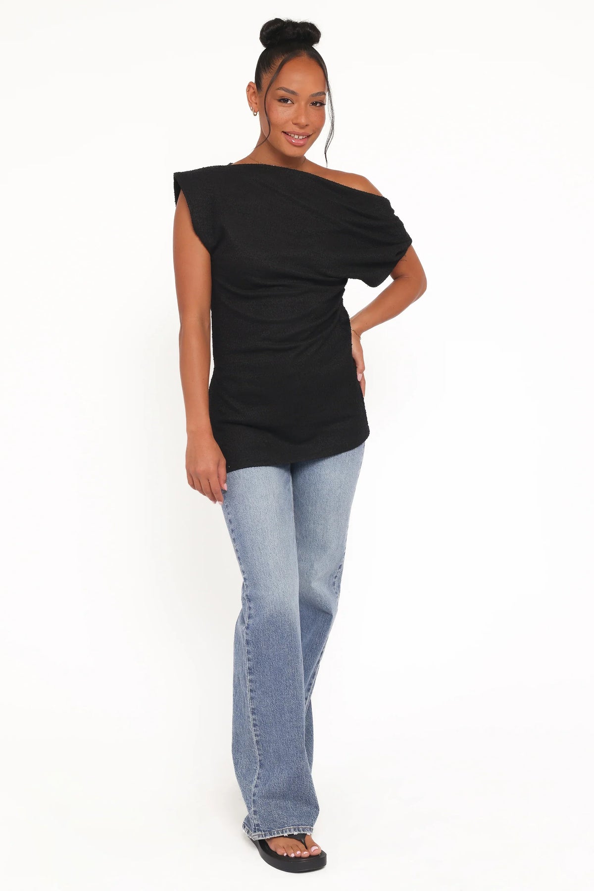Selma Knit Top - Black