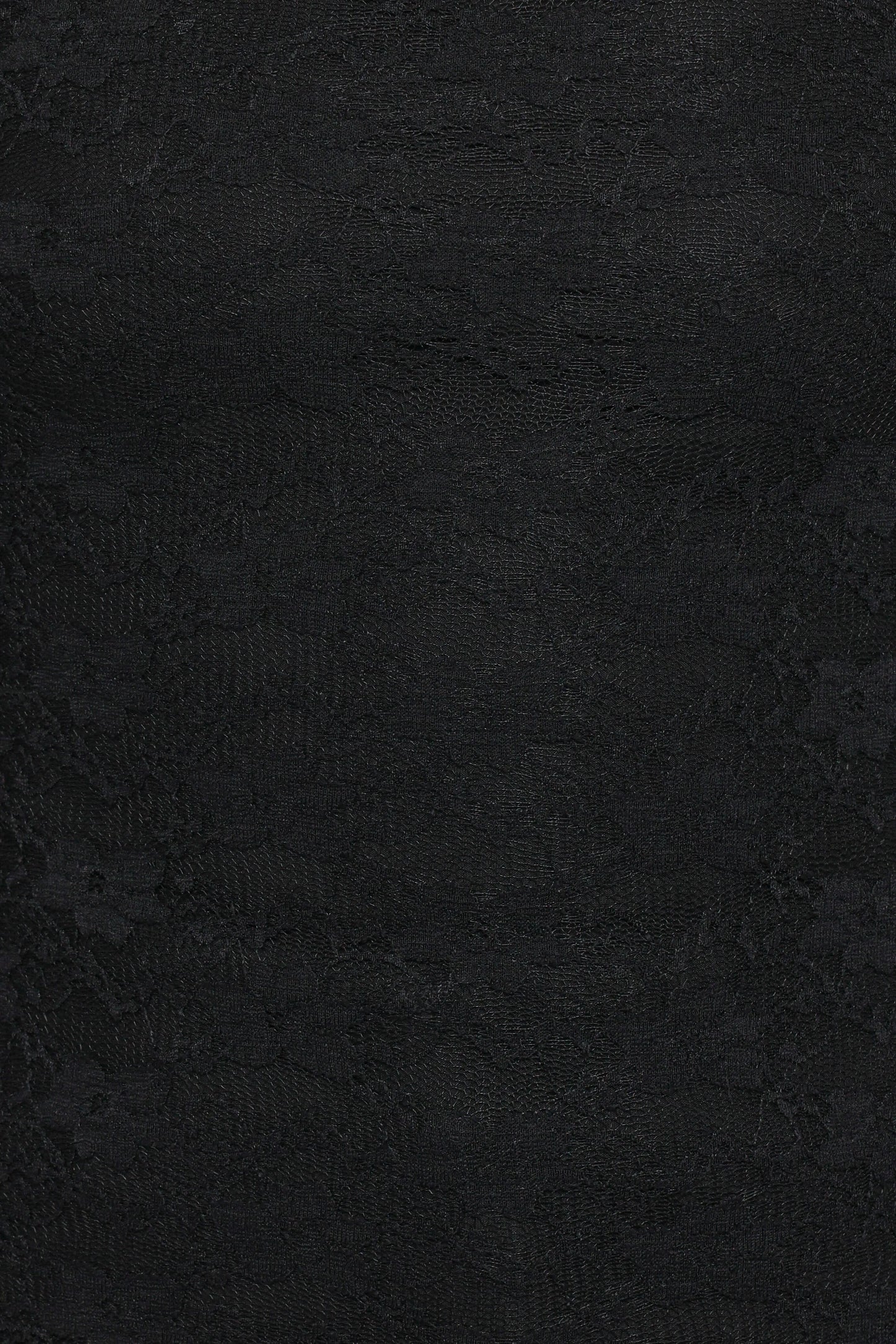 Skyler Square Neck Stretch Lace Top - Black