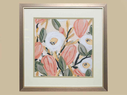 Framed Print: "Gleeful Garden II"