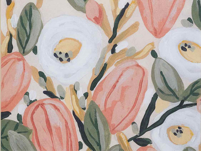 Framed Print: "Gleeful Garden II"