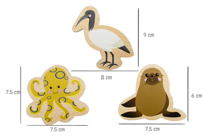 Fridge Friends 24 Piece Magnet Set -  Australian Sea Life (DAMAGED PACKAGING)