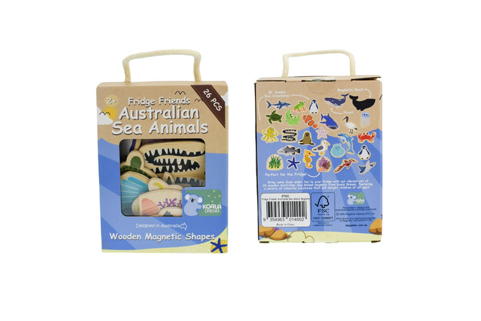 Fridge Friends 24 Piece Magnet Set -  Australian Sea Life (DAMAGED PACKAGING)