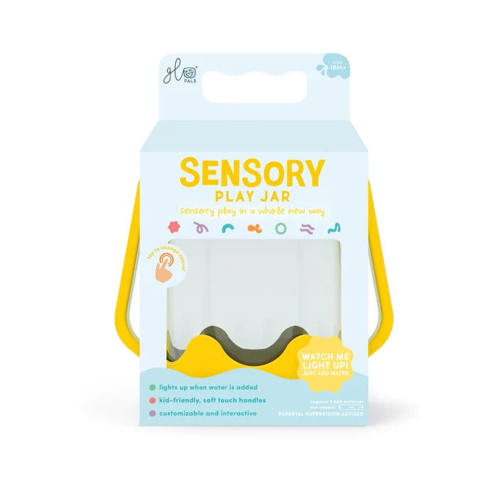 Glo Pal Sensory Play Jar - Yellow (DAMAGED PACKAGING)