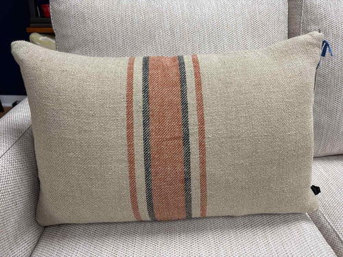 Haomy Striped Lumbar Accent Pillow