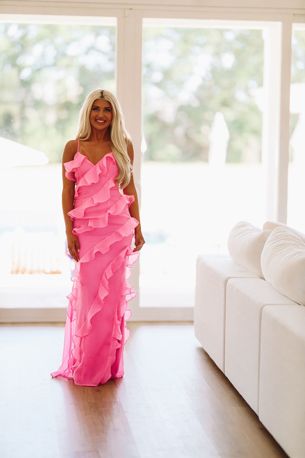 A New Love Maxi Dress - Fuchsia