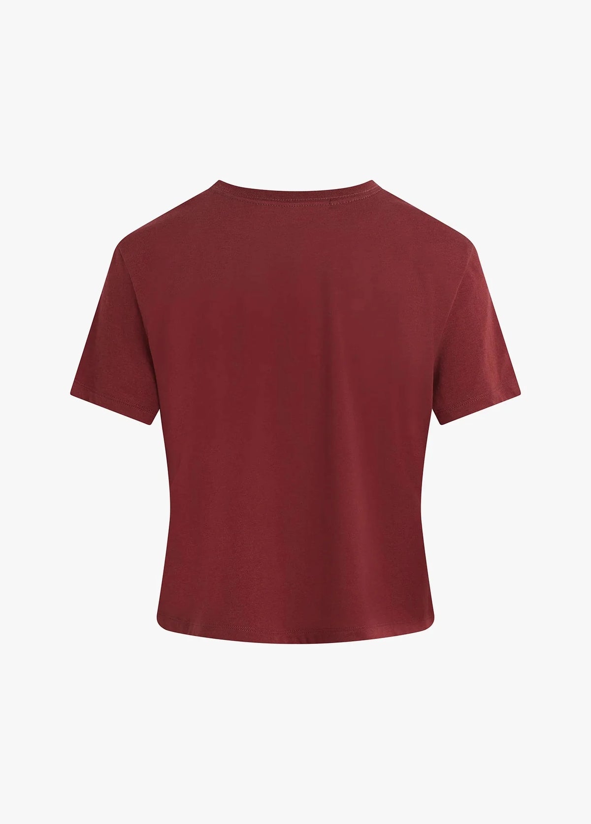 Favorite Daughter Cropped Collegiate Tee - Sangria Nights