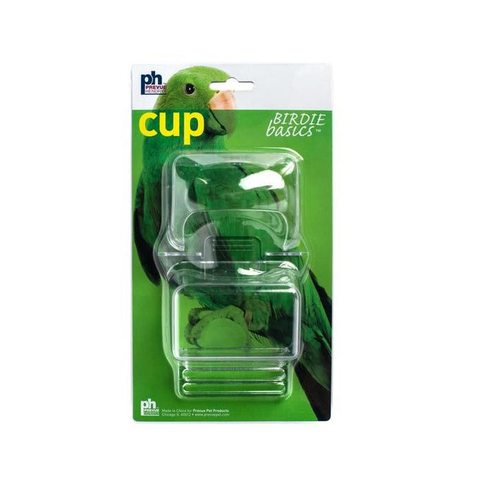 Hooded Cup w/Perch (CLEAR) -3" wide