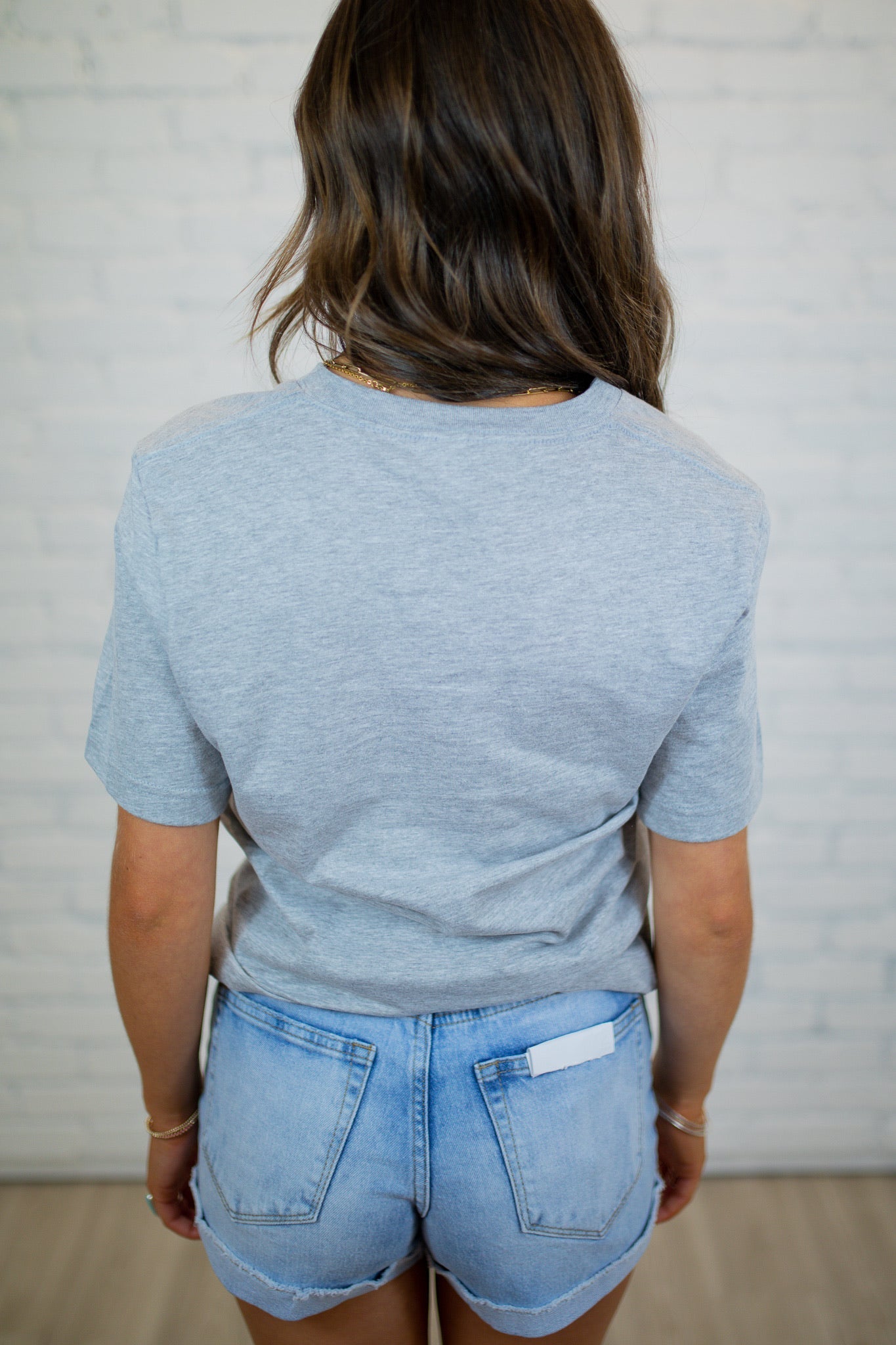 Springville V-Neck Tee - Gray