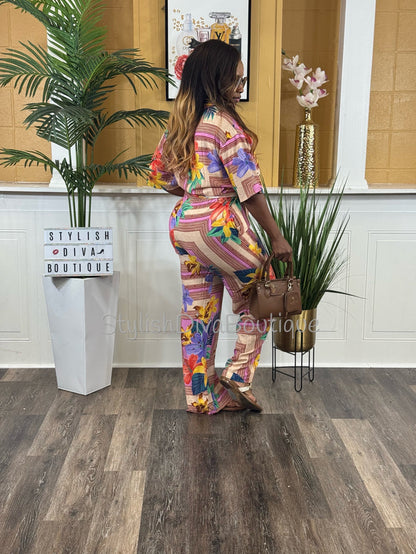 Island Escape Pants Set