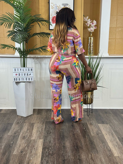 Island Escape Pants Set