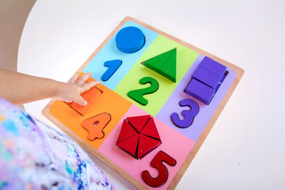 Jigsaw Shape Fraction Wooden Puzzle (DAMAGED PACKAGING)
