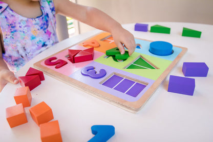 Jigsaw Shape Fraction Wooden Puzzle (DAMAGED PACKAGING)