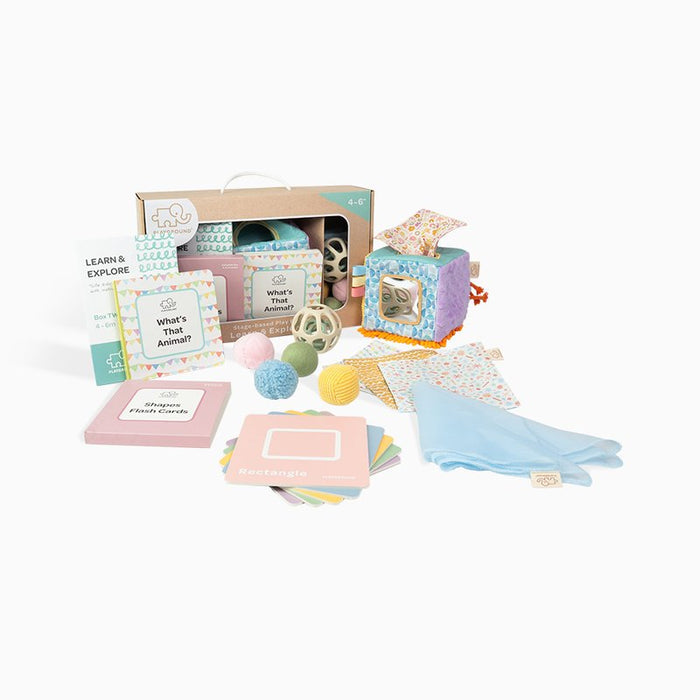 Learn & Explore Toy Starter Pack Box 2 | 4-6 Months (DAMAGED PACKAGING)