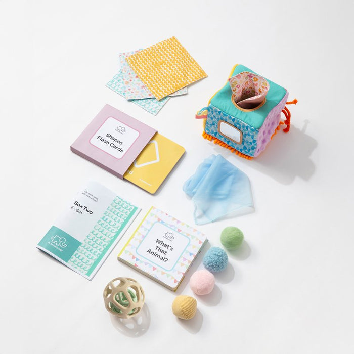 Learn & Explore Toy Starter Pack Box 2 | 4-6 Months (DAMAGED PACKAGING)