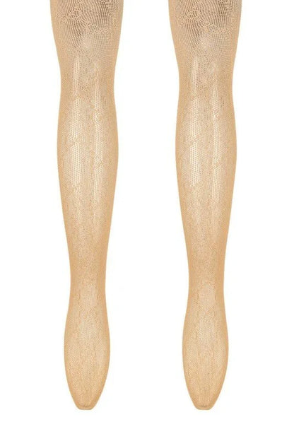 The Little Details Fishnet Tights (Nude)