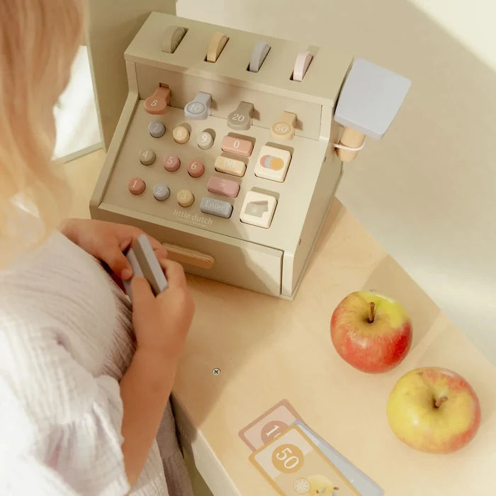 Little Dutch Wooden Cash Register (DAMAGED PACKAGING)