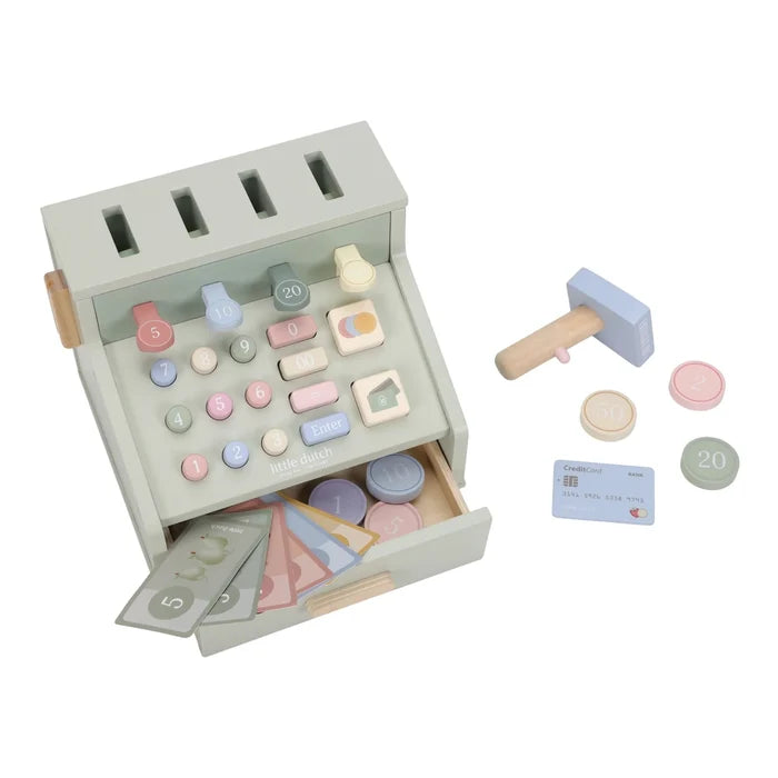 Little Dutch Wooden Cash Register (DAMAGED PACKAGING)